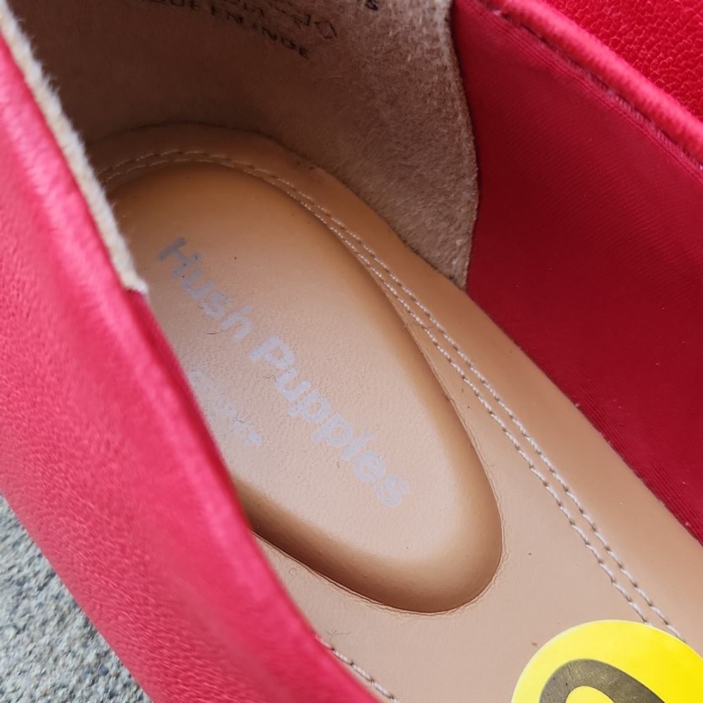 Hush Puppies Red Ballet Flats - Picture 3 of 10